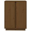 vidaXL Credenza ambra 60x35x80 cm in Legno Massello di Pino