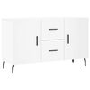 vidaXL Credenza Bianca 100x36x60 cm in Legno Multistrato