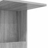 vidaXL Tavolo laterale Grigio Sonoma 40 x 35 x 60 cm Legno multistrato