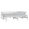 vidaXL Dormeuse Estraibile Bianca in Massello di Pino 2x(90x200) cm