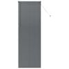 vidaXL Tendaggi a veneziana Grigio Scuro 220 x 70 cm Alluminio