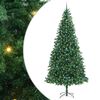 vidaXL Albero di Natale artificiale con 300 LED Verde 300 cm