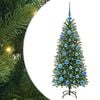 vidaXL Albero di Natale artificiale Verde 120 cm PE e PVC