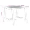 vidaXL Set Mobili da Pranzo per Giardino 3 pz Legno Massello di Acacia