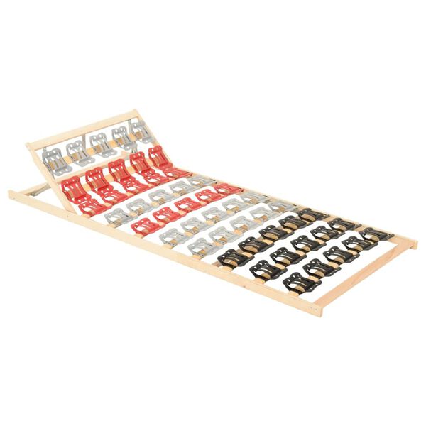 vidaXL Rete a Doghe con 12 Doghe Schienale Regolabile 70x200 cm