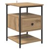 vidaXL Armadio da Notte Rovere artigianale 40 x 42 x 56 cm