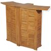 vidaXL Tavolo da Bar Pieghevole 155x53x105 cm in Massello di Teak