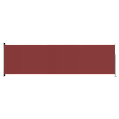 vidaXL Tenda da Sole Laterale Retrattile per Patio 180x600 cm Rossa