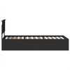 vidaXL Struttura del letto Nero 100 x 200 cm Legno multistrato
