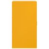 vidaXL Credenza Giallo Senape 34,5x39x73 cm in Acciaio