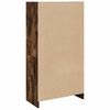 vidaXL Libreria Rovere Fumo 57x28,5x107,5 cm in Legno Multistrato