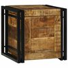 vidaXL Scatola di Stoccaggio Marrone e Nero 40 x 40 x 40 cm