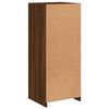 vidaXL Credenza con Luci LED Rovere Marrone 41x37x100 cm