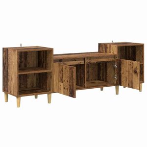 vidaXL Mobile TV Legno vecchio 160 x 35 x 55 cm Legno multistrato