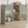 vidaXL Credenza Rovere Sonoma 102x37x75,5 cm in Legno Multistrato
