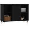 vidaXL Mobile da Bagno Nero 80x33x60 cm in Legno Multistrato