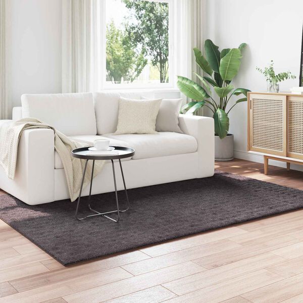 vidaXL Tappeti per area HUARTE Antracite 170 x 120 cm Poliestere