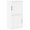 vidaXL Armadietto Laterale ODDA Bianco 40x24x79 cm Legno Massello Pino