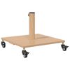 vidaXL Base per ombrellone Legno Chiaro 45 x 45 x 31,5 cm