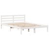 vidaXL Letto senza Materasso Bianco 140x200 cm Legno Massello di Pino