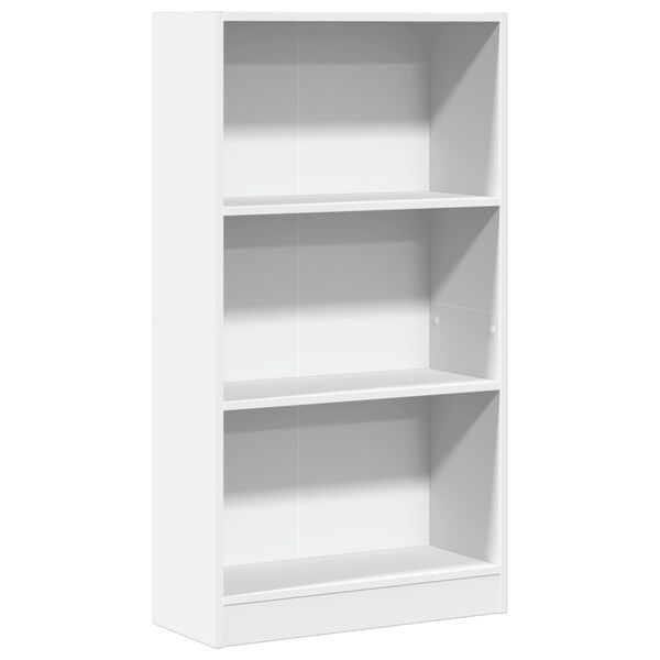 vidaXL Libreria Bianca 60x24x109 cm in Truciolato