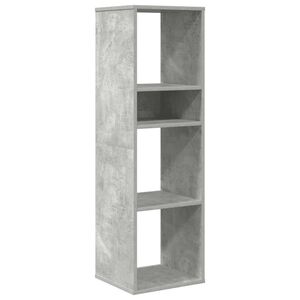 vidaXL Libreria Grigio Cemento 34x31x112 cm in Legno Multistrato
