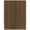 vidaXL Comodini 2pz Rovere Marrone 40x30x40 cm in Truciolato