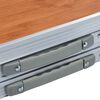 vidaXL Tavolo da Campeggio Pieghevole in Alluminio 180x60 cm