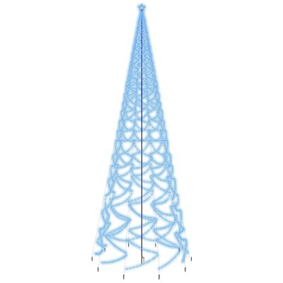 vidaXL Albero di Natale con Puntale Blu 3000 LED 800 cm