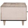 vidaXL Tavolino da salotto con lo scaffale Beige 100 x 54 x 40 cm
