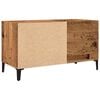 vidaXL Mobile Porta Dischi Legno Antico 84,5x38x48cm Legno Multistrato
