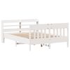 vidaXL Letto senza Materasso Bianco 140x190 cm Legno Massello di Pino