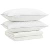vidaXL Set di piumoni in piume d&rsquo;oca al 90% FULDA 3 pz 200 x 240 cm