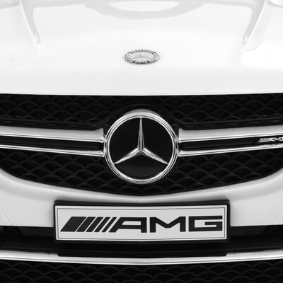 vidaXL Auto per Bambini Mercedes Benz GLE63S Plastica Bianca