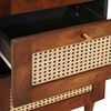 vidaXL Credenza con cassetto Marrone 40 x 33.5 x 75 cm
