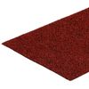 vidaXL Tappetini per scale autoadesivi 15 pz 60x25 cm Bordeaux Rosso Rettangolari