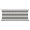 vidaXL Telo Ombra Grigio chiaro e bianco 2 x 4,5 m HDPE