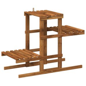 vidaXL Supporto per piante Naturale 82 x 36 x 60 cm