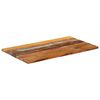 vidaXL Piano Tavolo Rettangolare 60x100 cm 25-27 mm Legno di Recupero