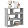 vidaXL Libreria/Divisorio Grigio Sonoma 100x33x94,5 cm
