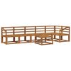 vidaXL Set di divani da esterno 7 pcs Naturale