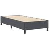 vidaXL Letto a molle Grigio scuro 80 x 200 cm Velluto