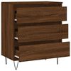 vidaXL Credenza Rovere Marrone 60x35x70 cm in Legno Multistrato