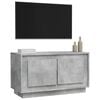vidaXL Mobile Porta TV Grigio Cemento 80x35x45 cm in Legno Multistrato