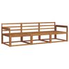 vidaXL Set di divani da esterno 3 pcs Naturale