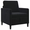 vidaXL Divano con Storage Nero 72 x 78 x 87 cm Poliestere