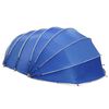 vidaXL Tenda da piscina a cupola Verde 640 x 432 x 205 cm