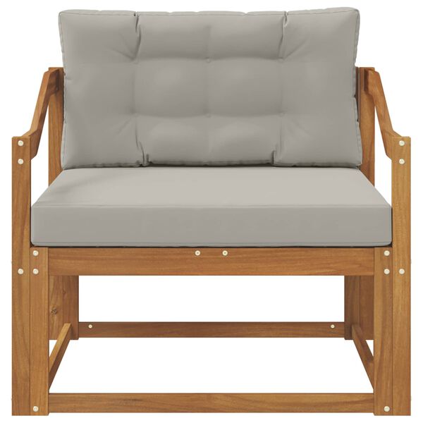 vidaXL Divano centrale per esterno Legno di Acacia Massello Naturale