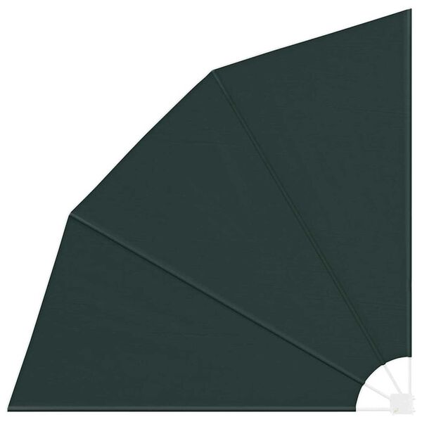 vidaXL Schermo di Privacy per Balcone Verde scuro 210 x 210 cm Tessuto