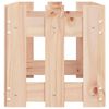 vidaXL Fioriera Rialzata Giardino a Recinzione 100x30x30 cm Legno Pino